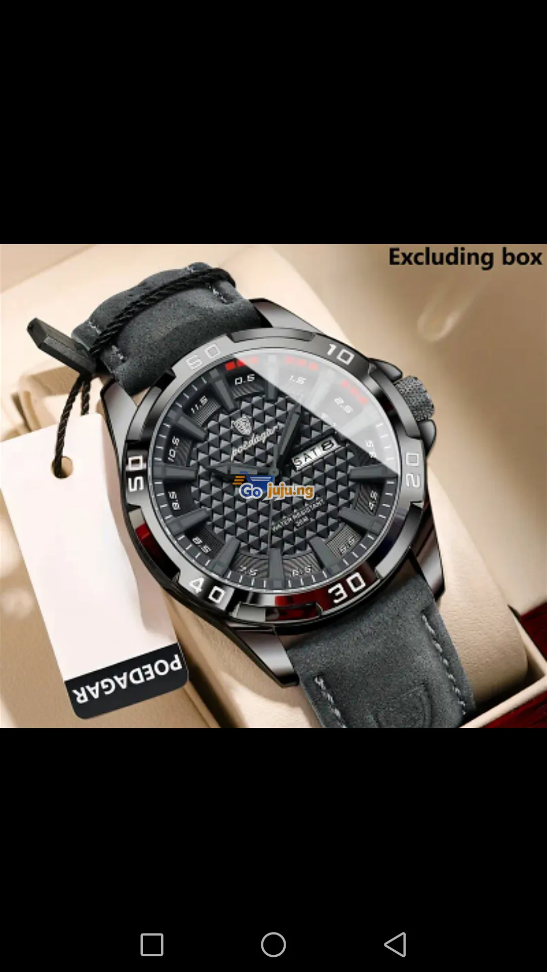 POEDAGAR Waterproof watch 